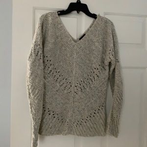 The Limited grey V sweater